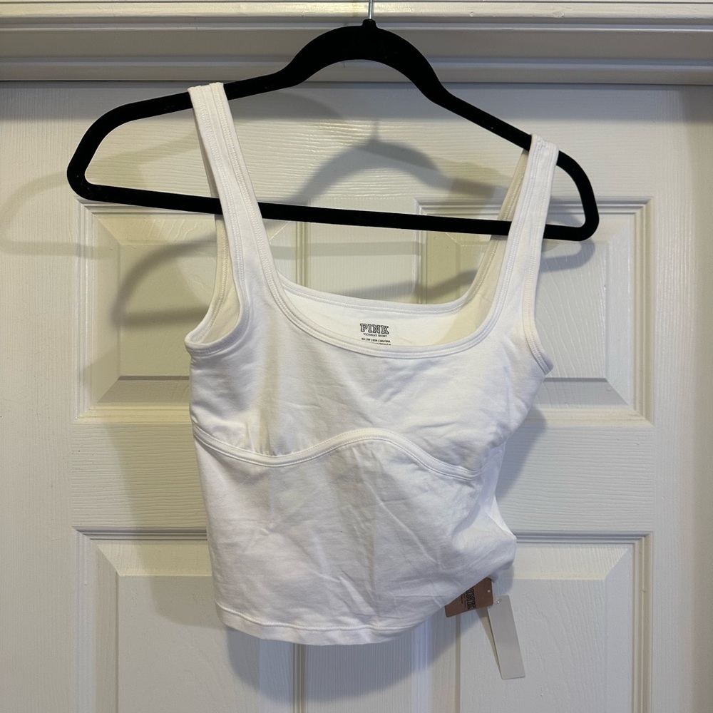 NWT PINK VS crop bra cami